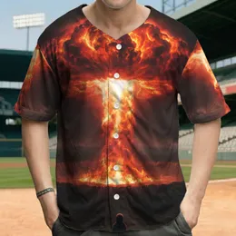 Colossal Mushroom Cloud Scene Airplanes Child - History Enthusiast Gift Baseball Jersey