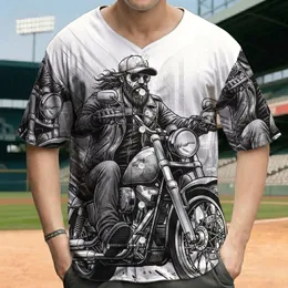 Rugged Biker Classic Cruiser Motorcycle - Biker Lifestyle Gift for Riders Baseball Jersey