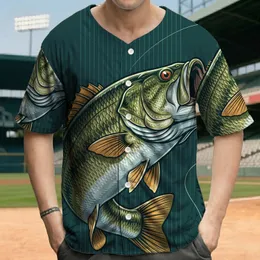 Leaping Largemouth Bass - Angler Lifestyle Gift for Captain Baseball Jersey