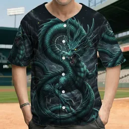 Fantasy Dragon Glowing Eyes Storm Clouds Cosmic Stars - Adventure Seeker Gift for Dragon Lover Baseball Jersey