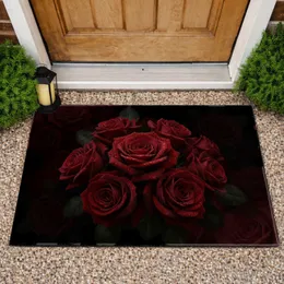 Rose Floral Dewdrop Bouquet - Home Decor Gift Doormat