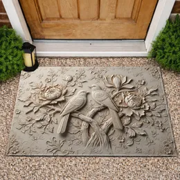 Birds Peonies Magnolias Botanical - Nature Lover Home Decor Gift Doormat