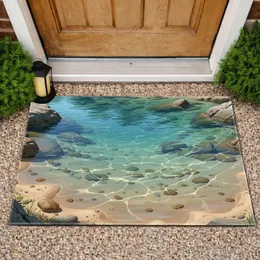 River Stones Sunlight Shallow Water - Home Decor Gift Doormat