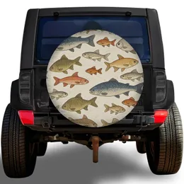 Freshwater And Coastal Fish For Fishing Trips, Anglers, Boats And Outdoor Adventures Spare Tire Cover