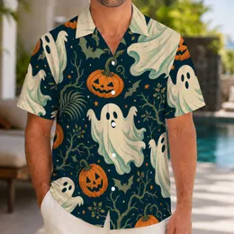 Friendly Ghosts And Jack O Lanterns For Halloween Parties, Fall Trips And Spooky Nights Hawaiian Shirt
