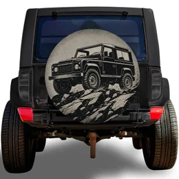 Vintage Off Road Rock Crawler For Camping Trails And Weekend Adventure Enthusiasts Spare Tire Cover