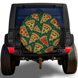 Pizza Slice Sticker Motif For Foodie Road Trips, Camping Adventures And Pizza Lovers Spare Tire Cover