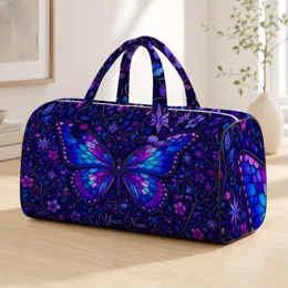 Butterfly Travel Style For Garden Lovers, Getaways, And Special Gift Giving Quilted Weekend Bag