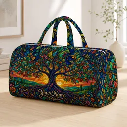 Tree Of Life Sunset For Nature Lovers On Weekend Getaways And Trips Quilted Weekend Bag