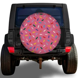 Colorful Candy Sprinkles for Sweet Road Trips and Playful Camper Adventures Everywhere Spare Tire Cover