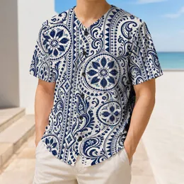 Indigo Mediterranean Tile Motif For Game Day Tailgates And Coastal Style Enthusiasts Baseball Jersey