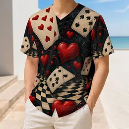 Casino Hearts And Playing Cards for Bold Valentine Game Night Style for Sports Fans Baseball Jersey