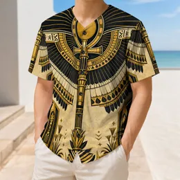 Ancient Egyptian Scepter And Ankh Motif For Sports Fans, Teams And Festival Style Baseball Jersey