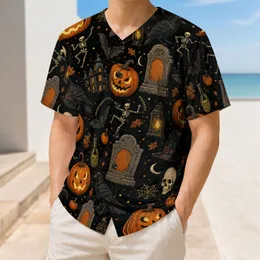 Vintage Halloween Pumpkins Skulls Bats And Ravens For Spooky Fall Night Game Day Fans Baseball Jersey
