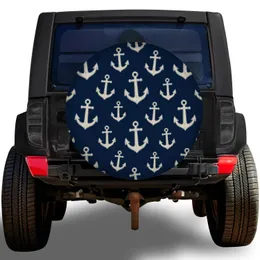 Vintage Nautical Anchors For Coastal Camping, Seaside Road Trips And Maritime Fans Spare Tire Cover
