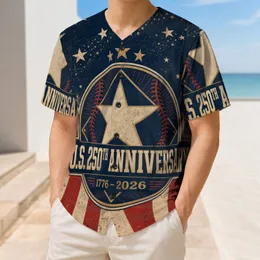 U.S. 250th Anniversary 1776-2026 Patriotic American Athletic Crest For July 4th Sports Fans Baseball Jersey