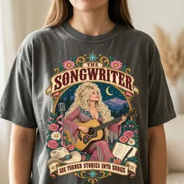 Dolly Parton Songwriter Tribute T-Shirt, 1946 to 2026 Country Music Memorial Graphic Tee