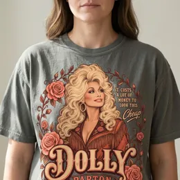 Dolly Parton Vintage Western Graphic T-Shirt for Country Music Fans