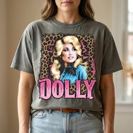Comfort Colors Dolly Parton Retro T-Shirt, 80s Country Music Graphic Tee, Autograph Style Gift
