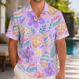 Pastel Easter Eggs And Daisies For Spring Celebrations And Family Gatherings Hawaiian Shirt