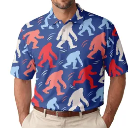 Bigfoot Golf Style For Outdoor Adventures And Casual Weekend Wear For Men And Women Men's Polo Shirt