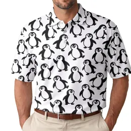 Funny Penguin Motif for Summer Golfers, Outdoor Adventures, Men and Women Men's Polo Shirt