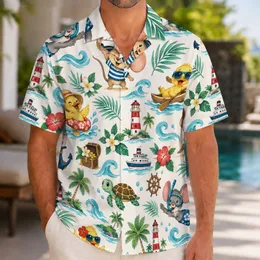 Playful Island Animal Friends for Family Summer Getaways and Sunny Beach Days Hawaiian Shirt
