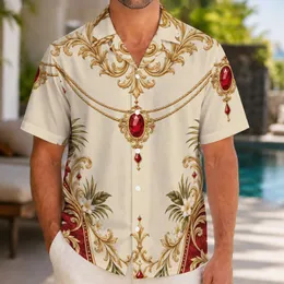 Royal Prince Costume Motifs for Halloween Cosplay and Fairytale Party Celebrations Hawaiian Shirt