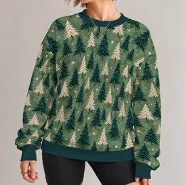 Evergreen Forest And Golden Star Motifs For Cozy Winter Cabin Gatherings And Nature Lovers All-over Print Knitted Sweater
