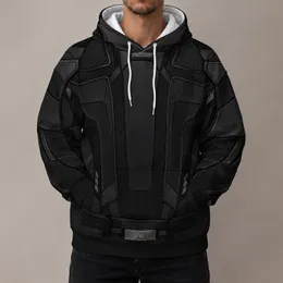 Black Tactical Armor Look for Cosplay, Conventions and Action-Fan Events All-over Print Hoodie (Lightweight)