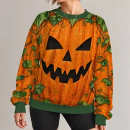 Carved Pumpkin Jack O Lantern Face for Halloween Parties and Autumn Fall Festivities All-over Print Knitted Sweater
