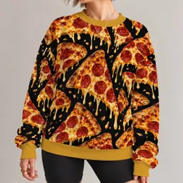 Melty Pepperoni Pizza Slices for Game Night and Casual Foodie Style for Men and Teens All-over Print Knitted Sweater