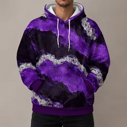 Purple Silver Glitter Stripes For Bold Everyday Streetwear And Night Out Style All-over Print Hoodie (Lightweight)