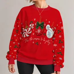Three Festive Mouse-Ear Christmas Ornaments for Holiday Party Cheer and Gift Giving Joy All-over Print Knitted Sweater