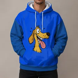Goofy Slack-Jawed Dog Character for Casual Outings and Everyday Animal Lovers All-over Print Hoodie (Lightweight)