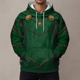 Emerald Armored Monarch Tunic for Fantasy Cosplay and Convention Wear All-over Print Hoodie (Lightweight)