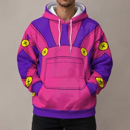 Purple Bunny-Ear Overall Costume Look for Halloween Parties and Cosplay Events All-over Print Hoodie (Lightweight)