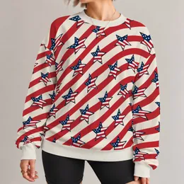 Red White Blue Stars And Stripes for Patriotic Streetwear and Holiday Weekends All-over Print Knitted Sweater