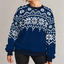 Nordic Snowflake Motifs for Cozy Alpine Getaways and Relaxed Winter Weekends Outdoors All-over Print Knitted Sweater