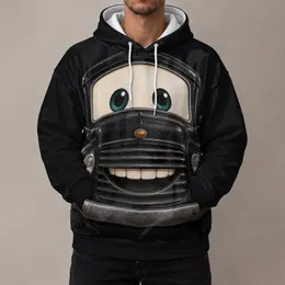 Friendly Vintage Black Truck Face Birthday Gift for Road Trip Fans and Car Loving Families All-over Print Hoodie (Lightweight)