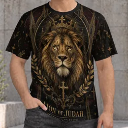 Lion of Judah Faith Apparel for Worship, Church Gatherings and Everyday Devotion All-over Print Unisex T-shirt