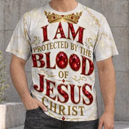 Ruby Crown Faith Message for Worship and Everyday Christian Encouragement All-over Print Unisex T-shirt
