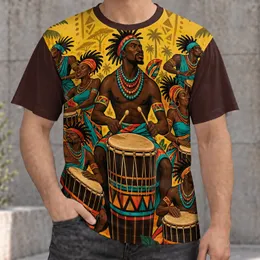 Hand Drum Circle Celebration for Summer Festivals and Casual Weekend Wear for Men All-over Print Unisex T-shirt