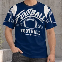 American Football Star Emblem For Game Day And Weekend Sports Fans All-over Print Unisex T-shirt