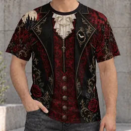 Gothic Vampire Rose and Castle Elegance for Halloween Nights and Victorian Style Fans All-over Print Unisex T-shirt