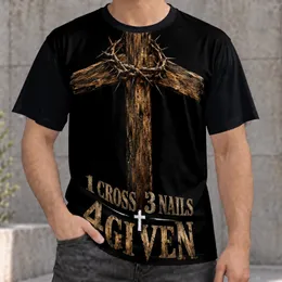Rustic Wooden Cross and Crown of Thorns for Church Worship and Christian Faith Devotion All-over Print Unisex T-shirt