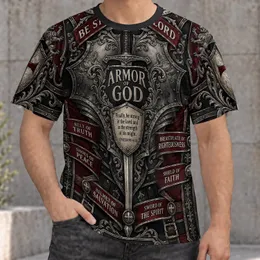 Armor Of God Scripture Shield And Sword For Church Gatherings And Daily Faith Wear All-over Print Unisex T-shirt