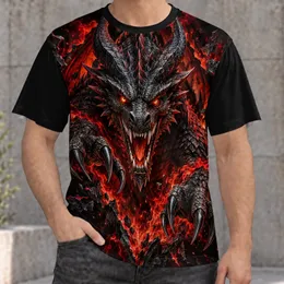 Fierce Red-Eyed Dragon for Halloween and Fantasy Fans All-over Print Unisex T-shirt