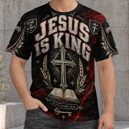 King of Kings Cross and Crown Christian Faith for Church Worship and Daily Wear All-over Print Unisex T-shirt