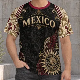 Mexican Eagle Medallion Motif for Festivals, Travel and Everyday Wear for Men Today All-over Print Unisex T-shirt